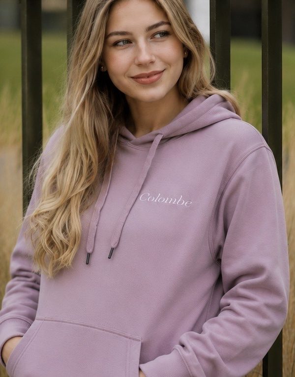 Pale Pink Hoodie with logo